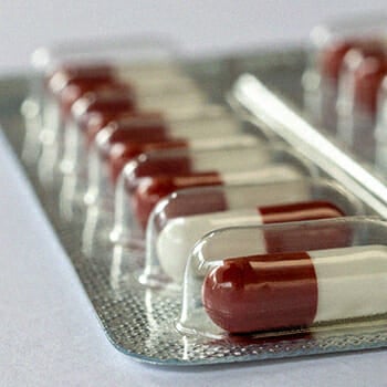 Capsules inside a sealed