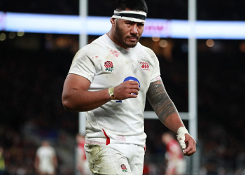 Manu Tuilagi during a rugby match