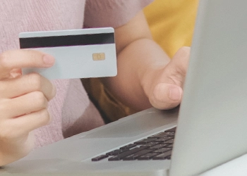 Buying online using a credit card