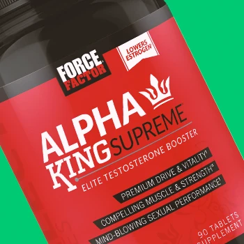 Close up shot of Alpha King Supreme