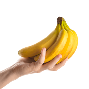 a hand of bananas