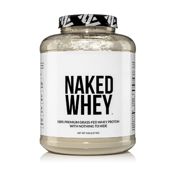 Naked WHEY 5LB 100 percent Grass-Fed Unflavored Whey Protein Powder