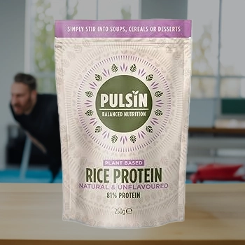 CTA of Pulsin Natural Unflavoured Plant-Based Vegan Rice Protein Powder