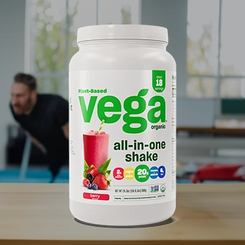 CTA of Vega One Organic All-In-One Shake (Best Multivitamin)