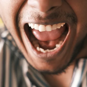 mouth view of a person screaming