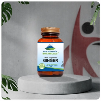 Pure Mountain Botanicals Ginger Capsules