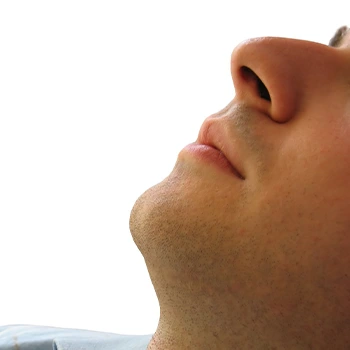 nose view of a man