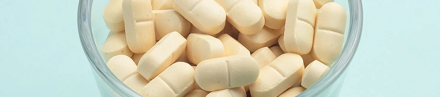 Close up image of capsules