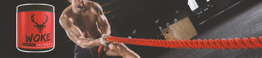 A man doing rope exercises