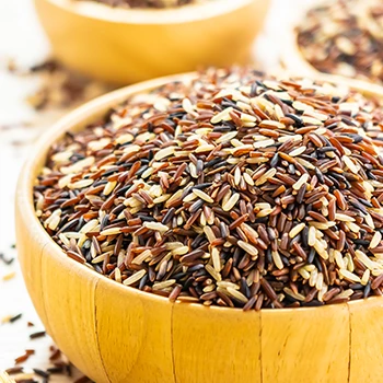 Brown rice in a bowl