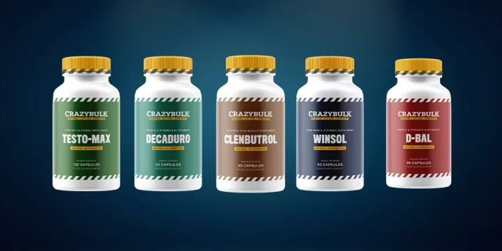 A line of different bulking steroids
