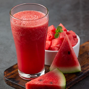 A watermelon juice