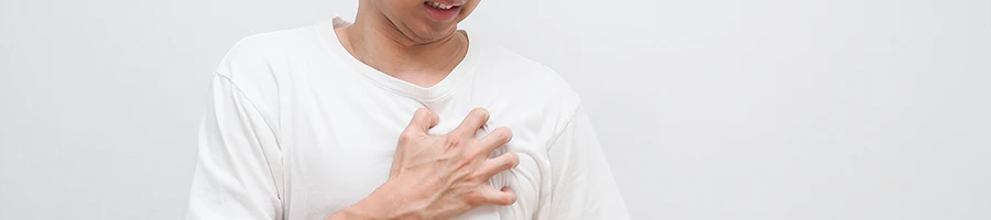 Having chest pain