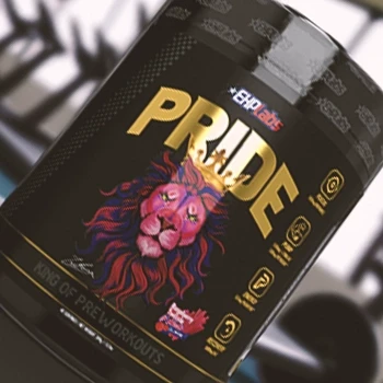 Pride pre workout close up image