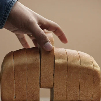 Getting a cut of a sliced bread