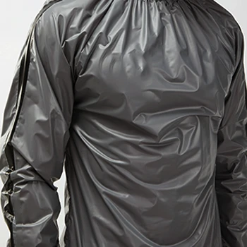 Half body shot of a Sauna Suit