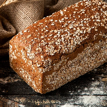 A detailed look of a multigrain bread