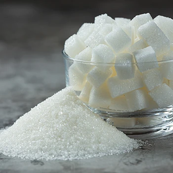 Sugar with sugar cubes