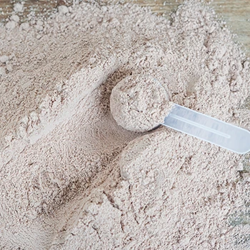 Top view of a stimulant powder