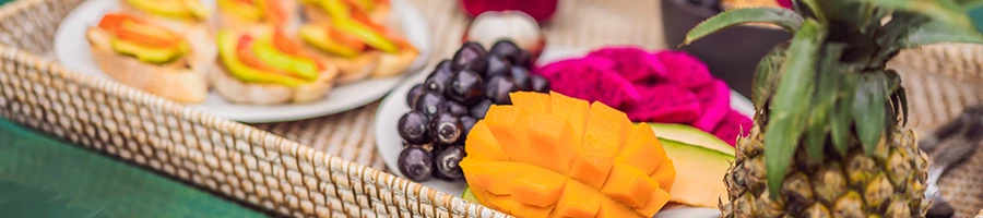 Fruits in a tray