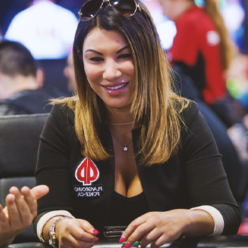 Valerie Ross playing poker