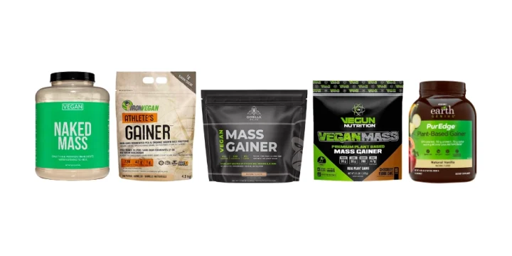 Best Vegan Mass Gainers in a row