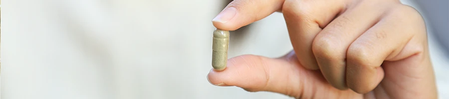 Holding a single pill