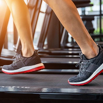 Using a treadmill for exercise