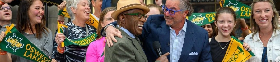 Al Roker with the audience