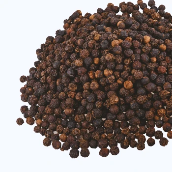 Close up shot of black pepper with bioperine
