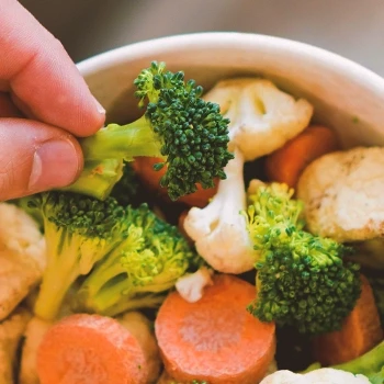 healthy vegetables on a bowl