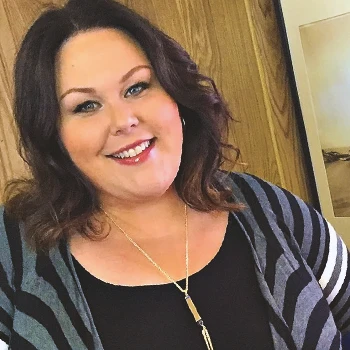 Chrissy Metz inside her house