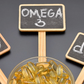 Omega 3 Fatty Acid on a bowl
