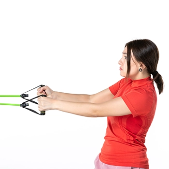 Pulling a cable resistance band