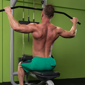 Cable lat pull down workout