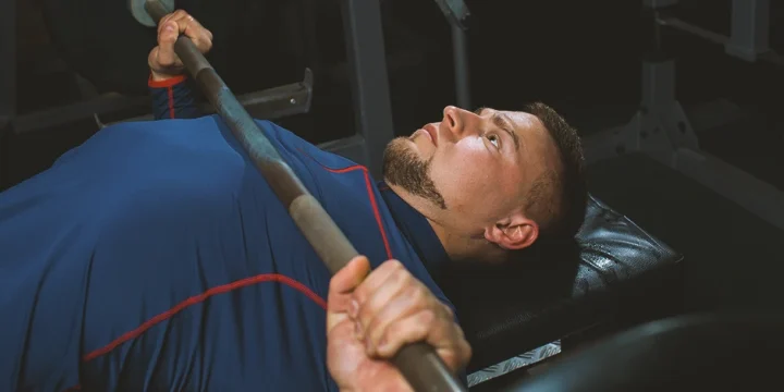 A person doing Old School Chest Workout