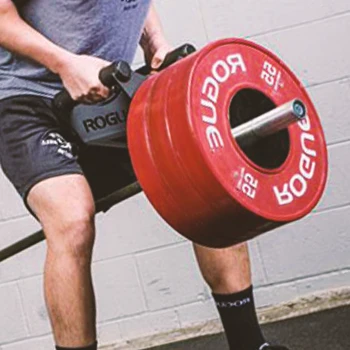 A person doing T Bar Rows