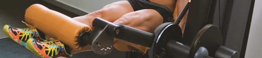 A person in the gym working out for big legs