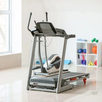 Exercise machine in a house