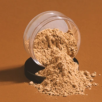 Close up shot of protein powder