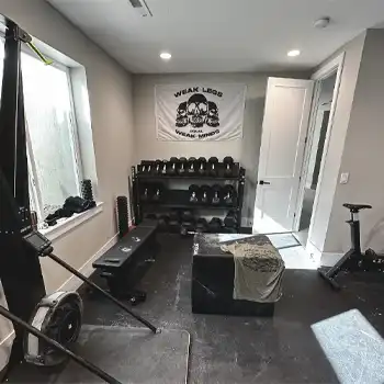 Josh’s Bridges Basement Gym