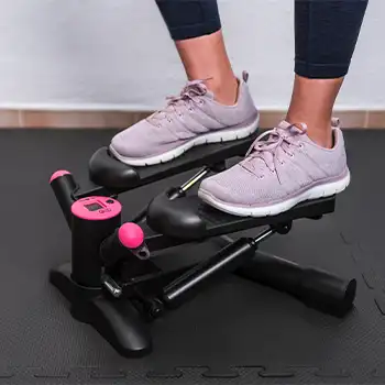 a picture of a person using a stair climber