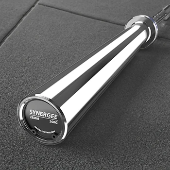 Synergee Black Phosphate and Chrome Powerlifting Barbell