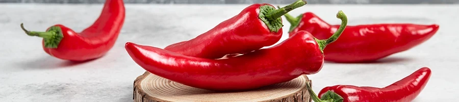 Chilis on the desk as a fat burning food