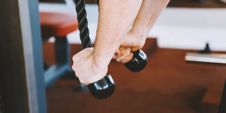 A person working out muscles for a strong grip