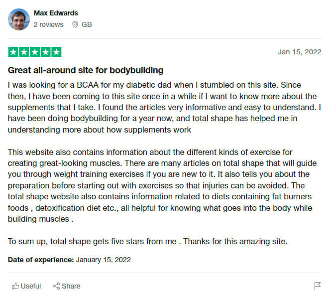 max edwards trustpilot review