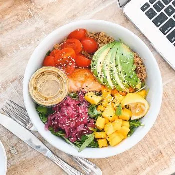 Healthy meal in a bowl