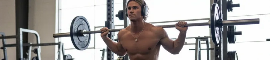 Alex doing a squat workout