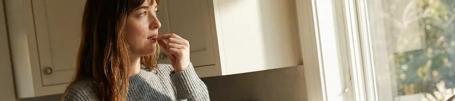 Dakota taking supplements in the morning