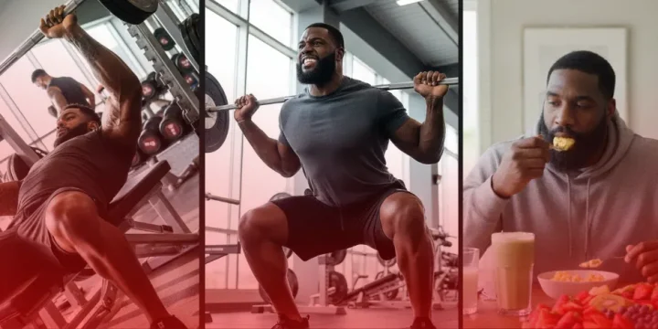 Derrick doing his workout and diet routine for 2026